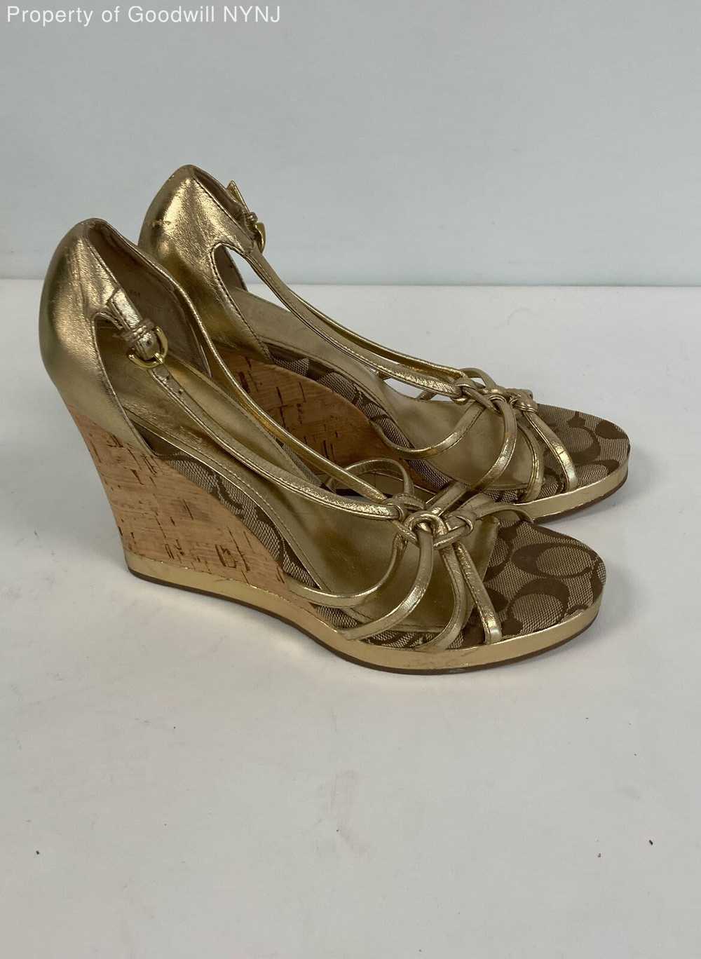 Coach Women's Wedge Sandals Size 9 - image 3