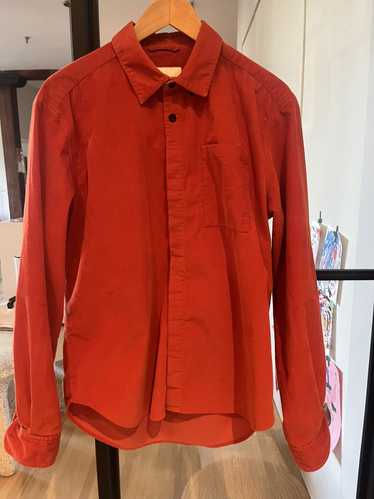 Albam Albam Red Corduroy Button Down Medium - image 1