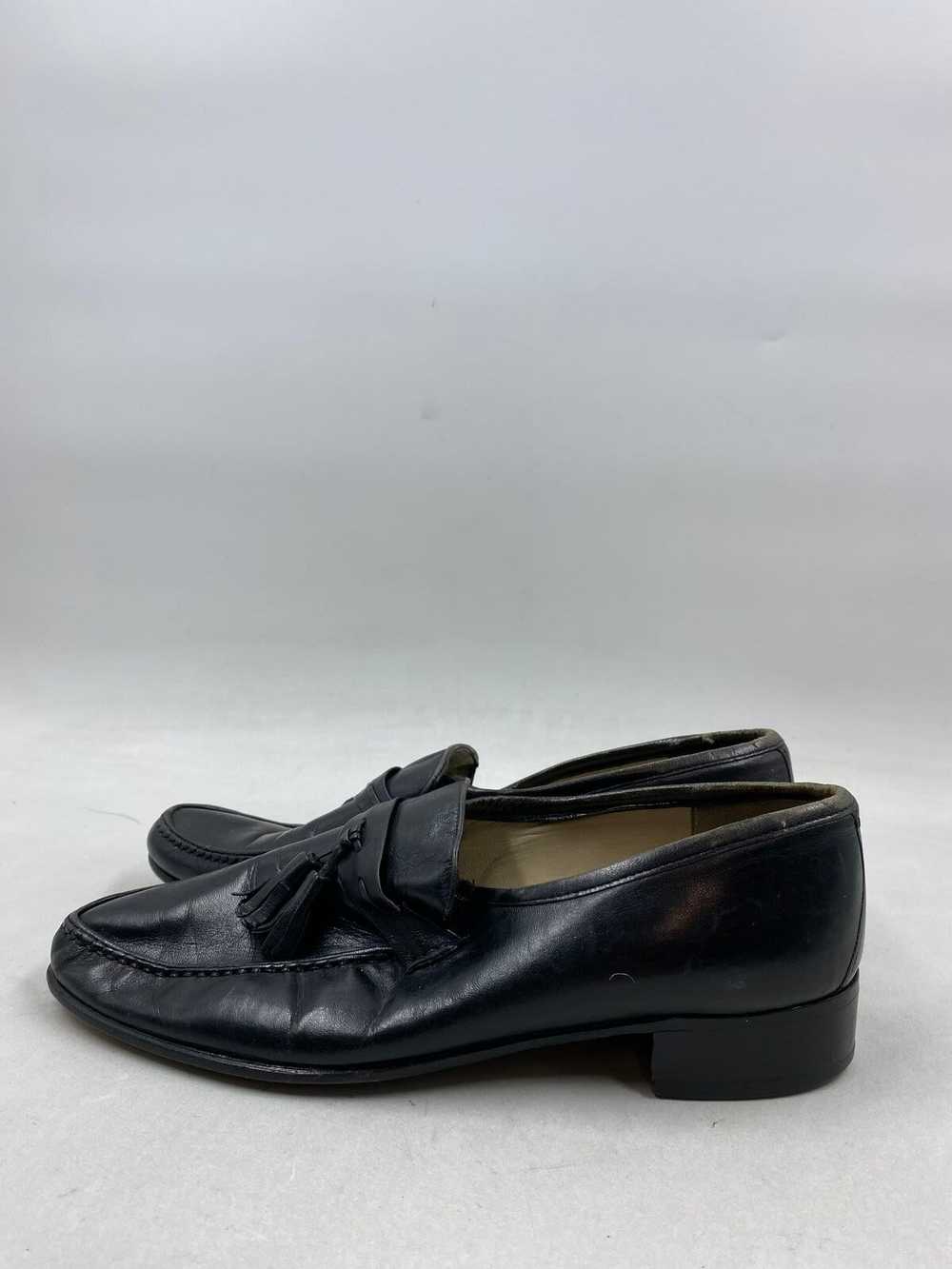 Authentic Bally Black Loafer Leather Dress Shoe W… - image 3