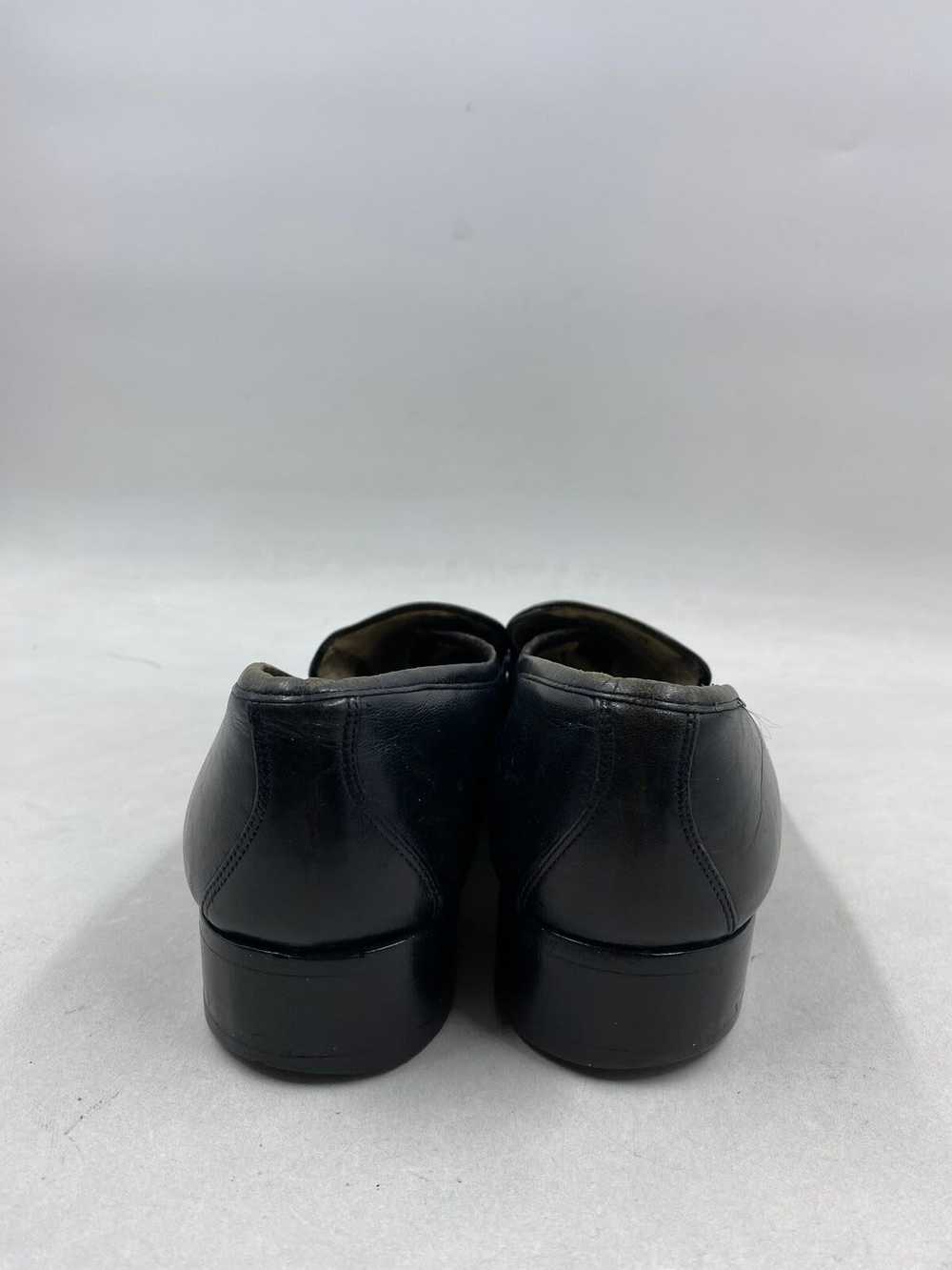 Authentic Bally Black Loafer Leather Dress Shoe W… - image 4