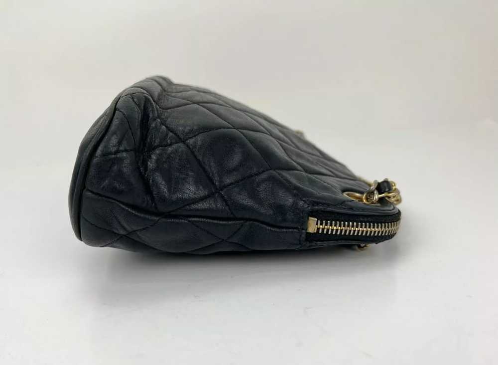 CHANEL Quilted Lambskin Leather Vintage 24K Plate… - image 5