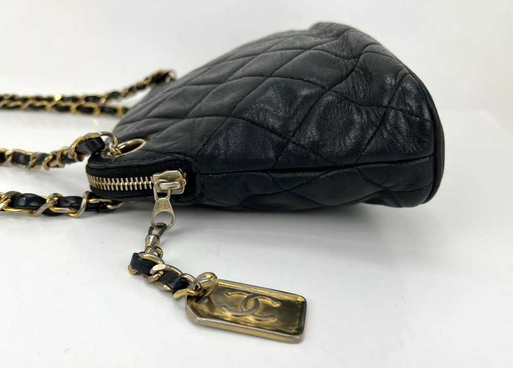 CHANEL Quilted Lambskin Leather Vintage 24K Plate… - image 6