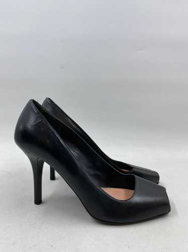 Authentic Prada Black Leather Peep Toe Pump W 9