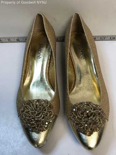 J.Renee Women's Gold Sparkled Shoes Size 11