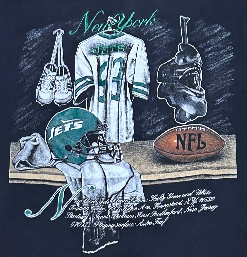 New York Jets Locker Tshirt Sz L - image 1