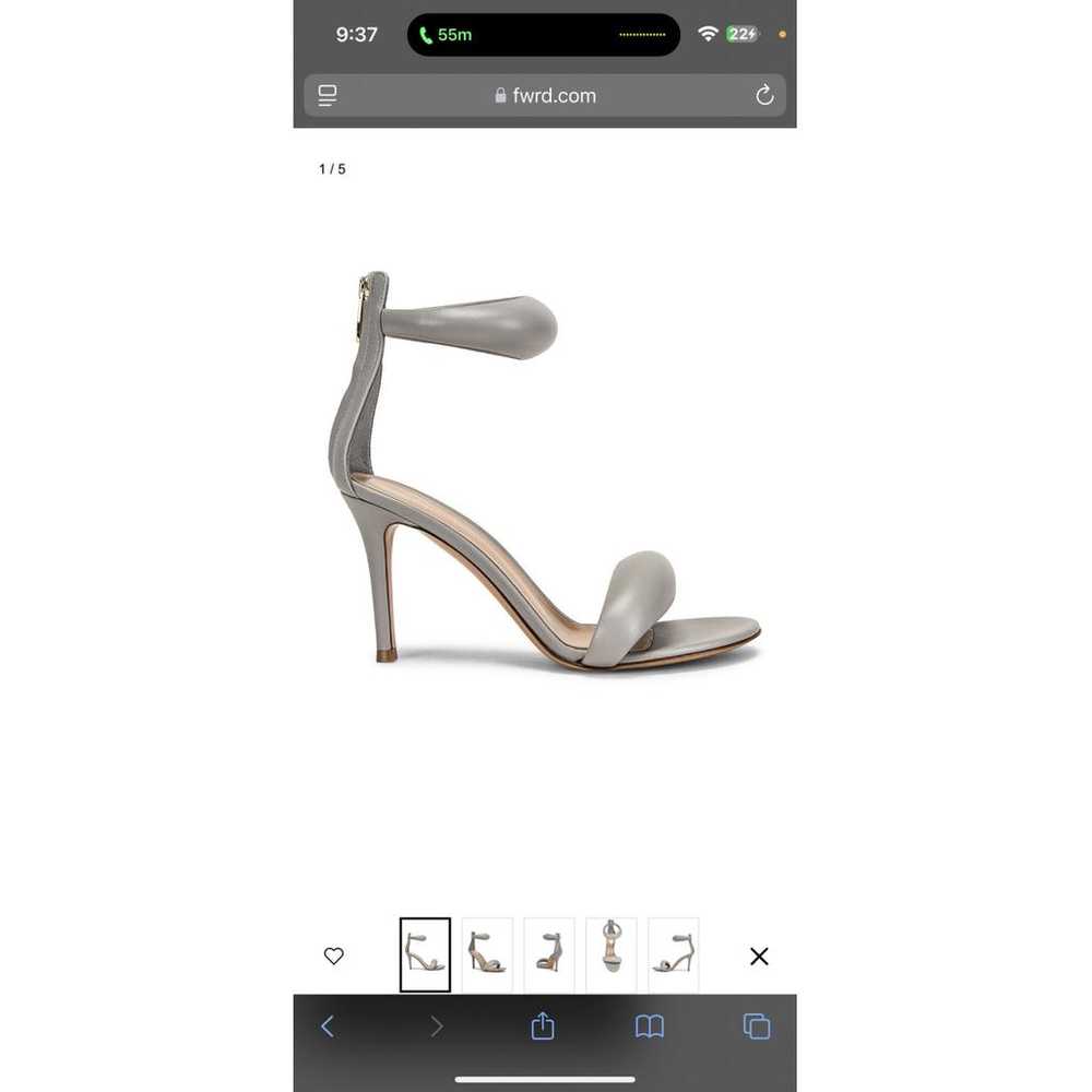 Gianvito Rossi Bijoux leather sandal - image 6