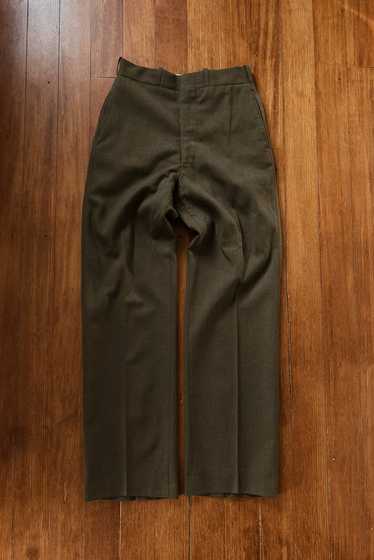 1940's WOOL MILITARY TROUSERS | SIZE 26