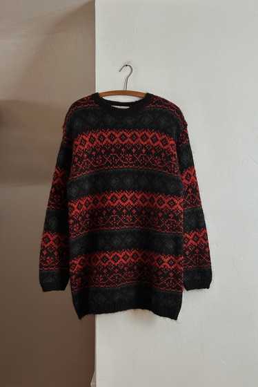 1990's MOHAIR KNIT HOLIDAY JUMPER