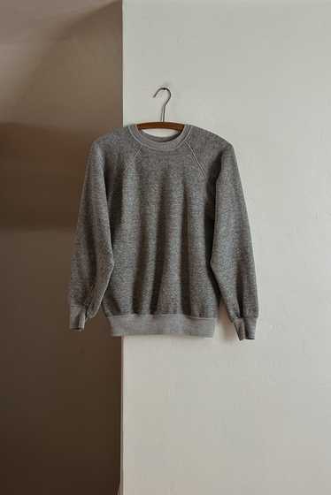 EARLY 1980's HEATHER GREY RAGLAN