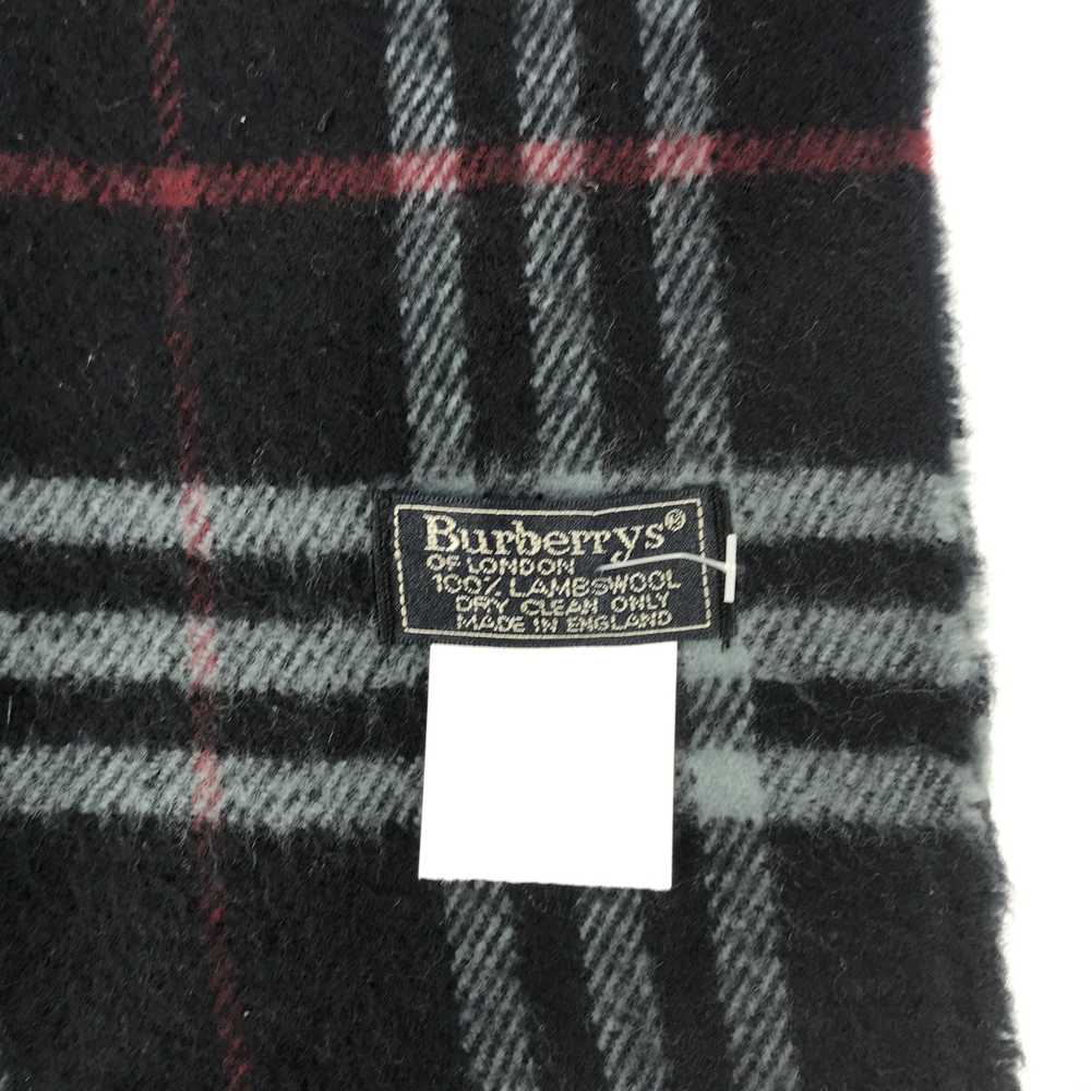 Burberry × Vintage Vintage 90s Burberry Wool Scar… - image 4