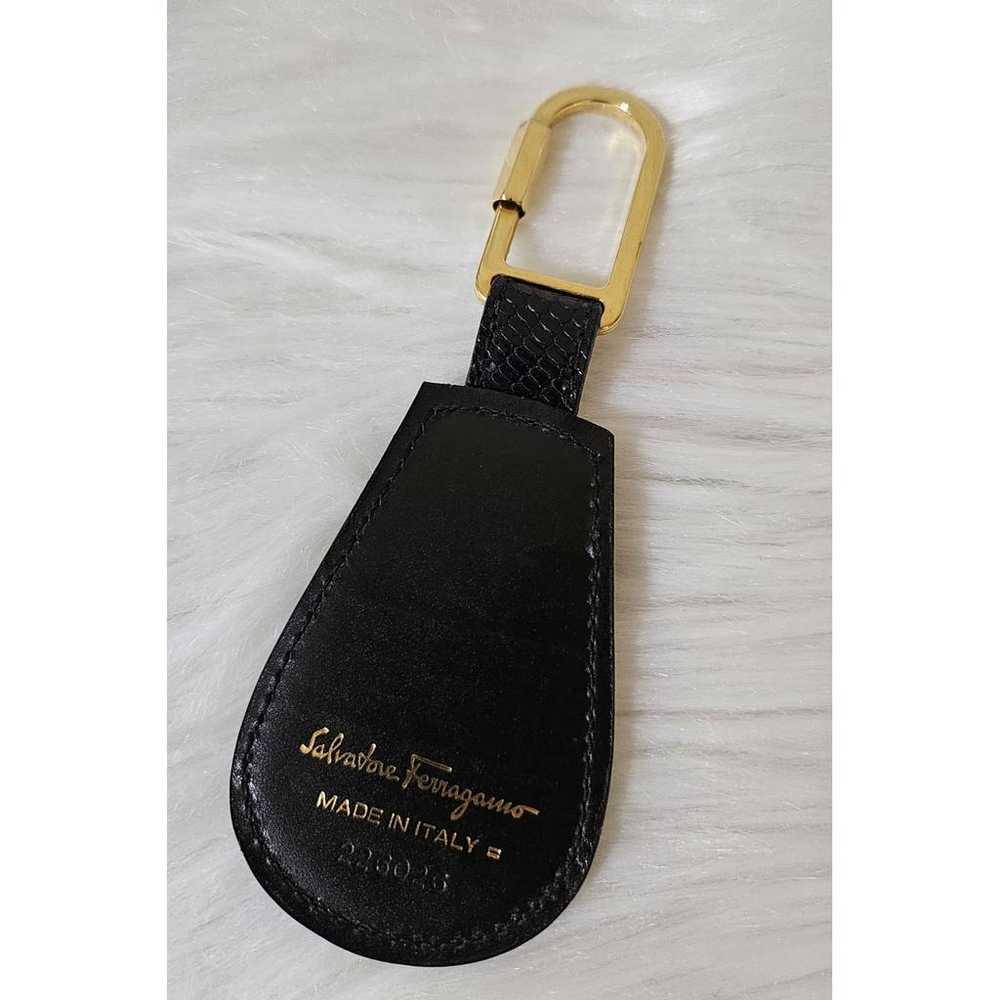 Salvatore Ferragamo Leather bag charm - image 6