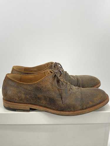 Maison Margiela Distressed Leather Oxford Derby