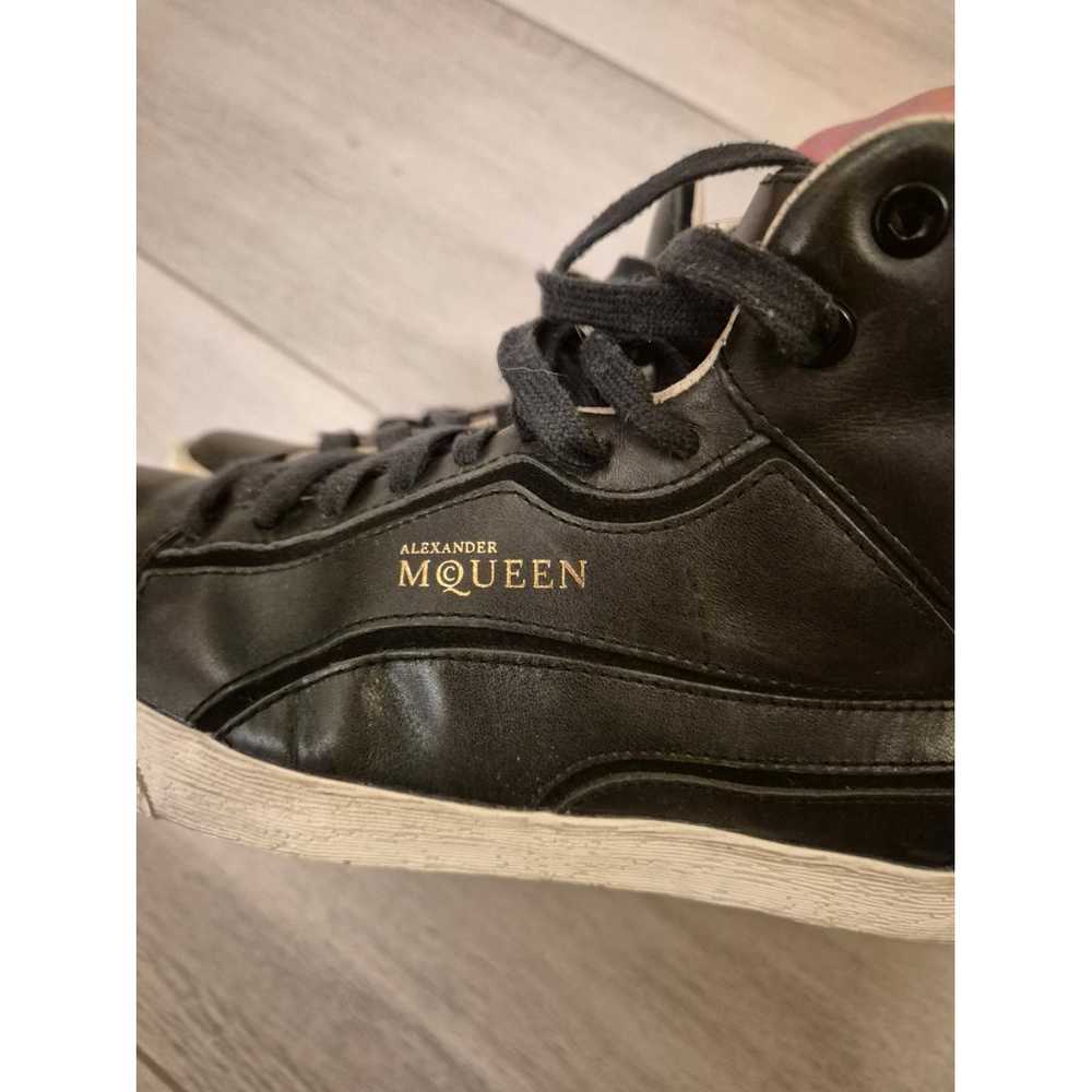 Alexander McQueen For P Leather high trainers - image 2