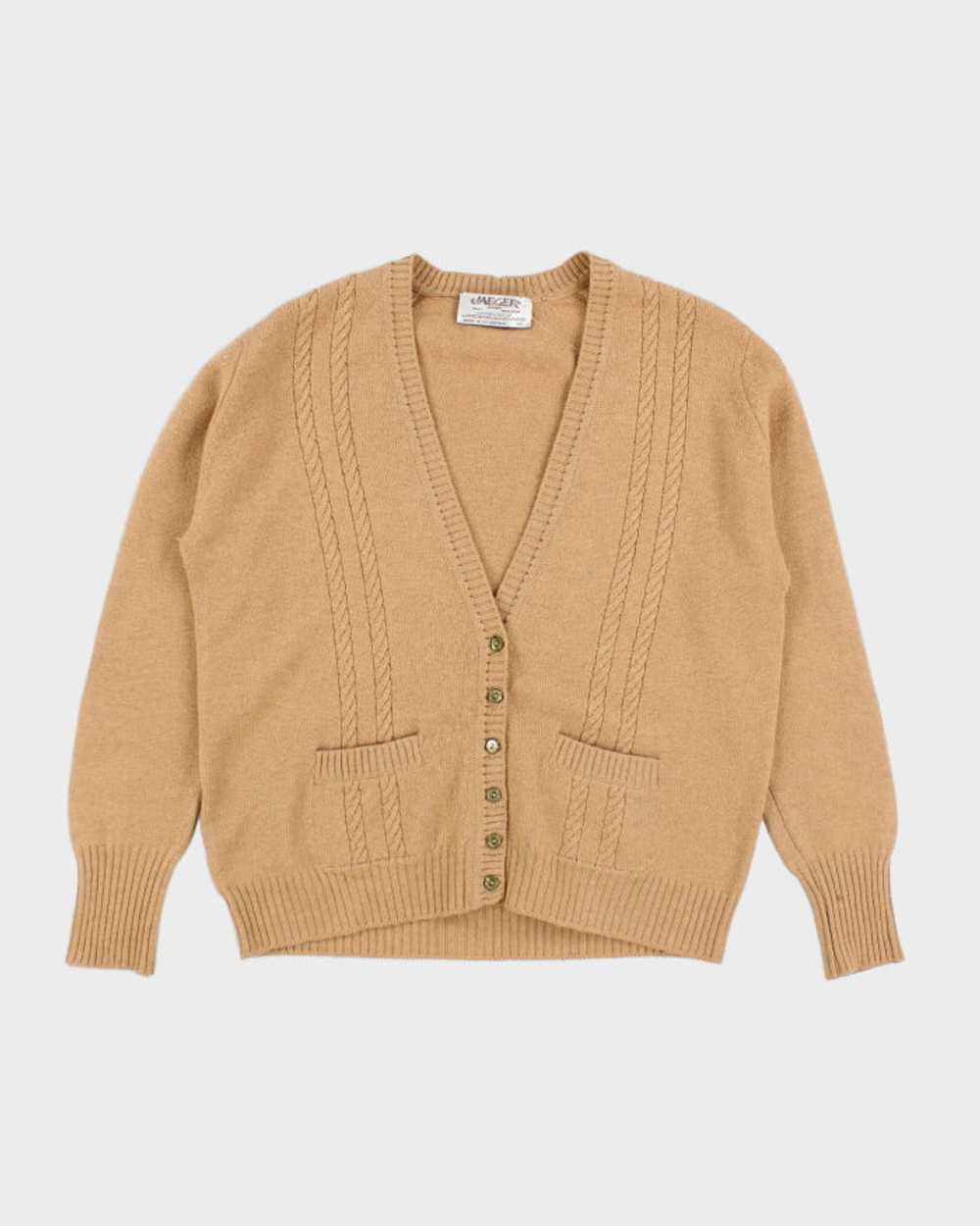 Vintage Jaeger Wool & Cashmere Cardigan - M - image 1