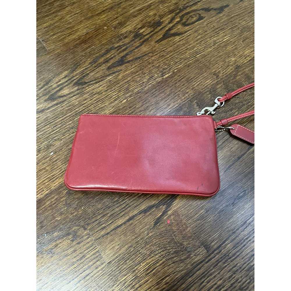 Coach Leather clutch bag - image 2