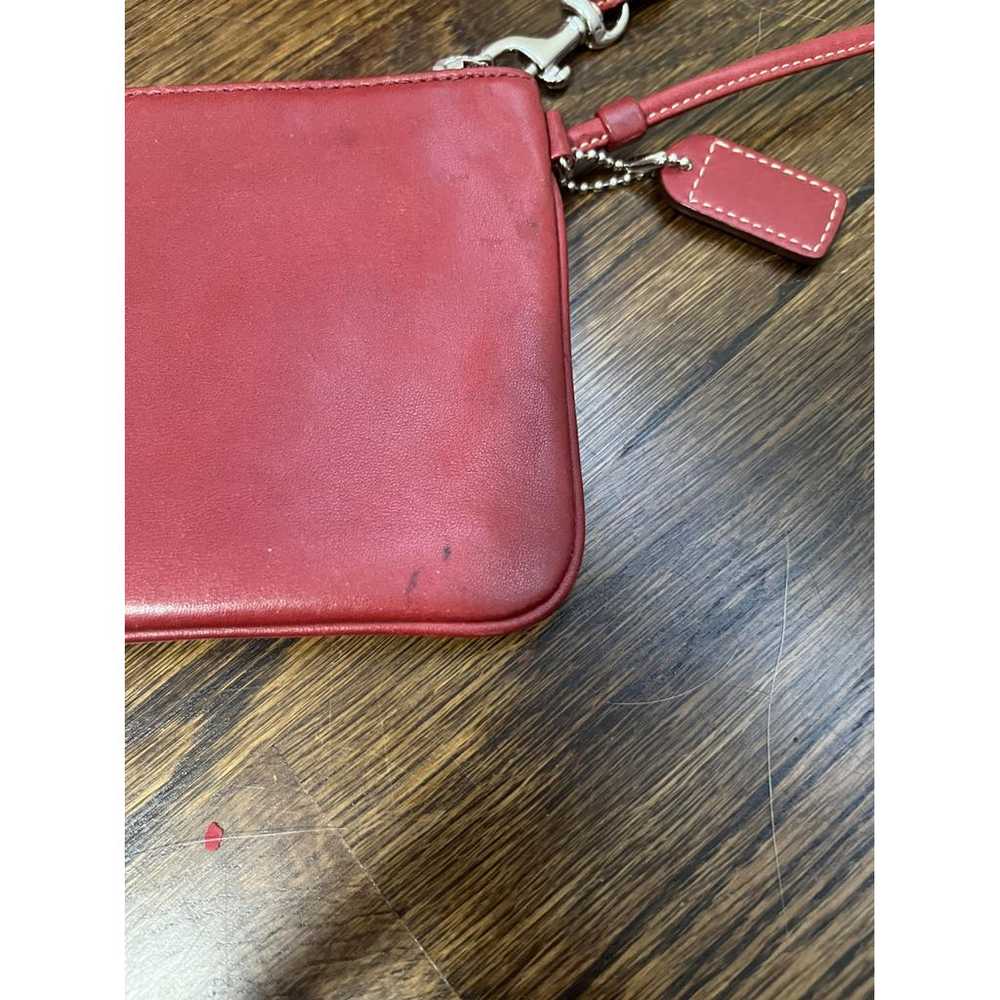 Coach Leather clutch bag - image 3