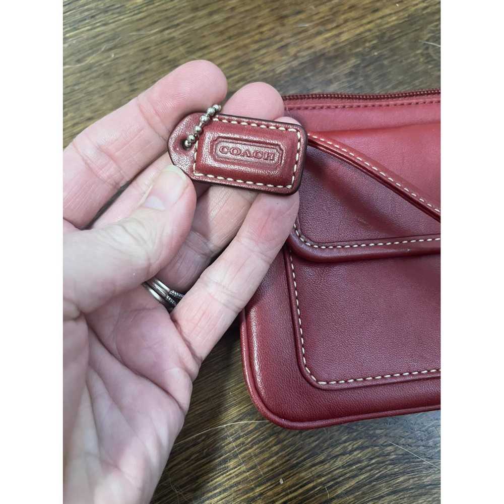 Coach Leather clutch bag - image 6