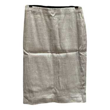 Elie Tahari Linen mid-length skirt - image 1