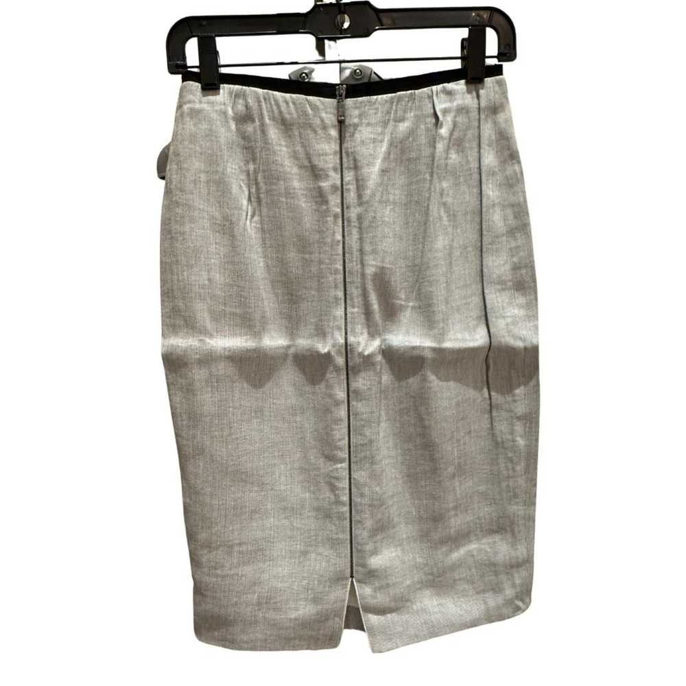 Elie Tahari Linen mid-length skirt - image 2