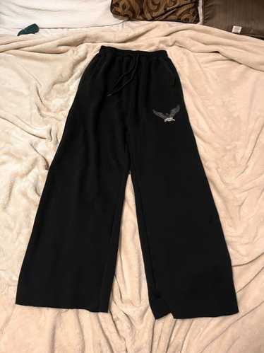 Avant Garde × Japanese Brand Black Baggy Sweatpant