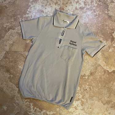 トップス HYSTERIC GLAMOUR HYS GIRL S/S POLO SHIRT HYSTERIC GLAMOUR MESH POLO SHIRT/FREE/NYLON/WHT/PRINT | eBay
