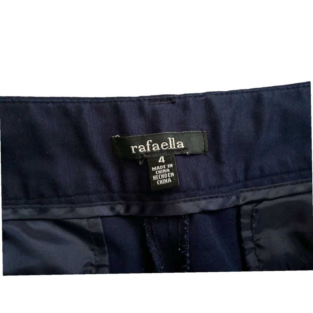 Vintage RAFAELLA Womens Size 4 Navy Blue Slim Str… - image 6