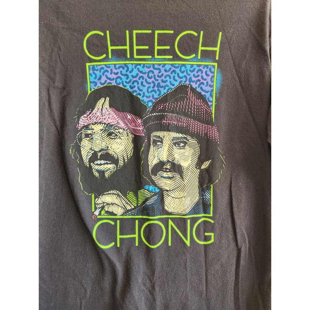 Source Dnm Cheech & Chong Black Graphic Long Slee… - image 2