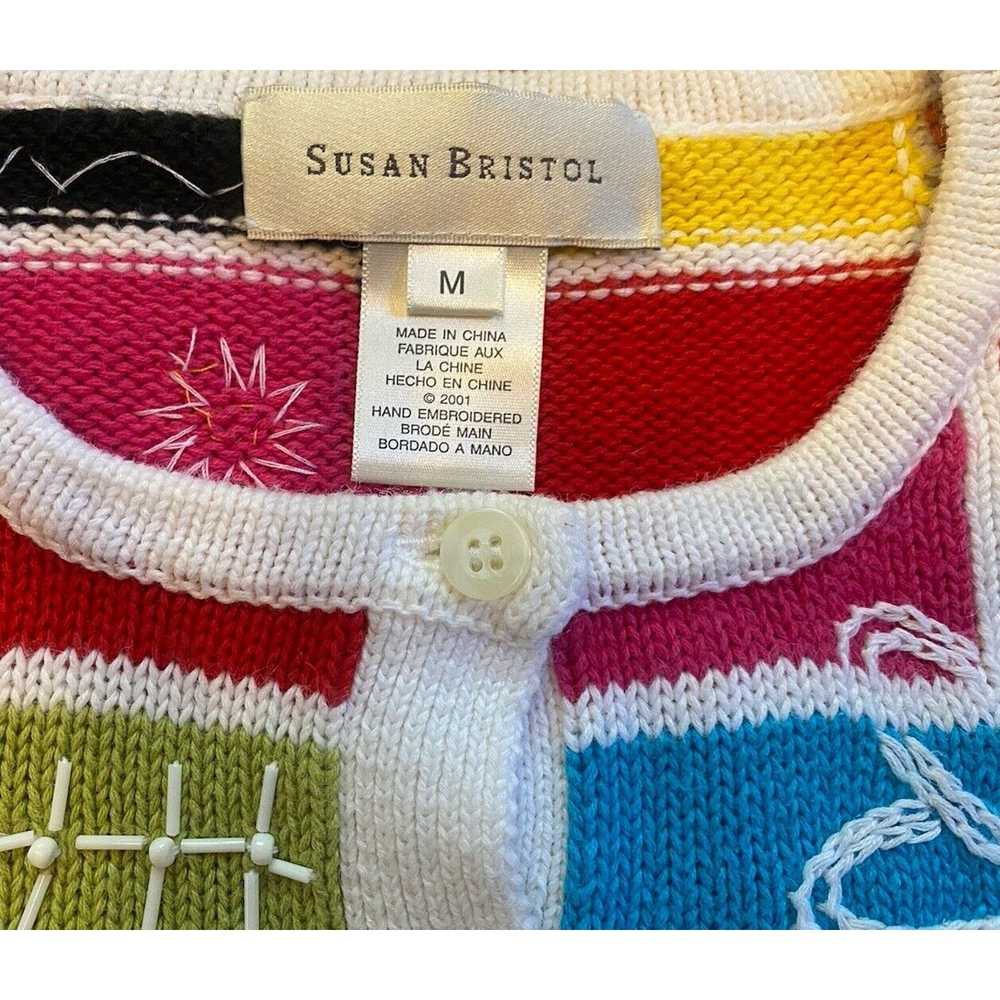 Unbrnd Susan Bristol Embroidered Cardigan Sweater… - image 2