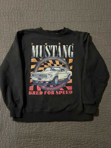 Ford FORD Mustang Graphic Print Black crewneck swe