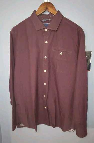 Tommy Bahama Tommy Bahama Shirt Mens Large Maroon 