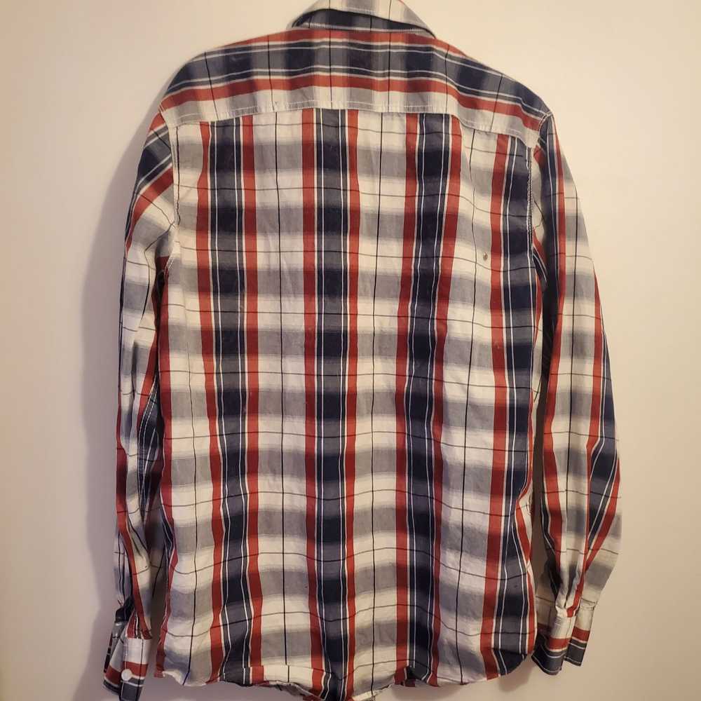 American Rag American Rag Mens Medium Plaid Butto… - image 2