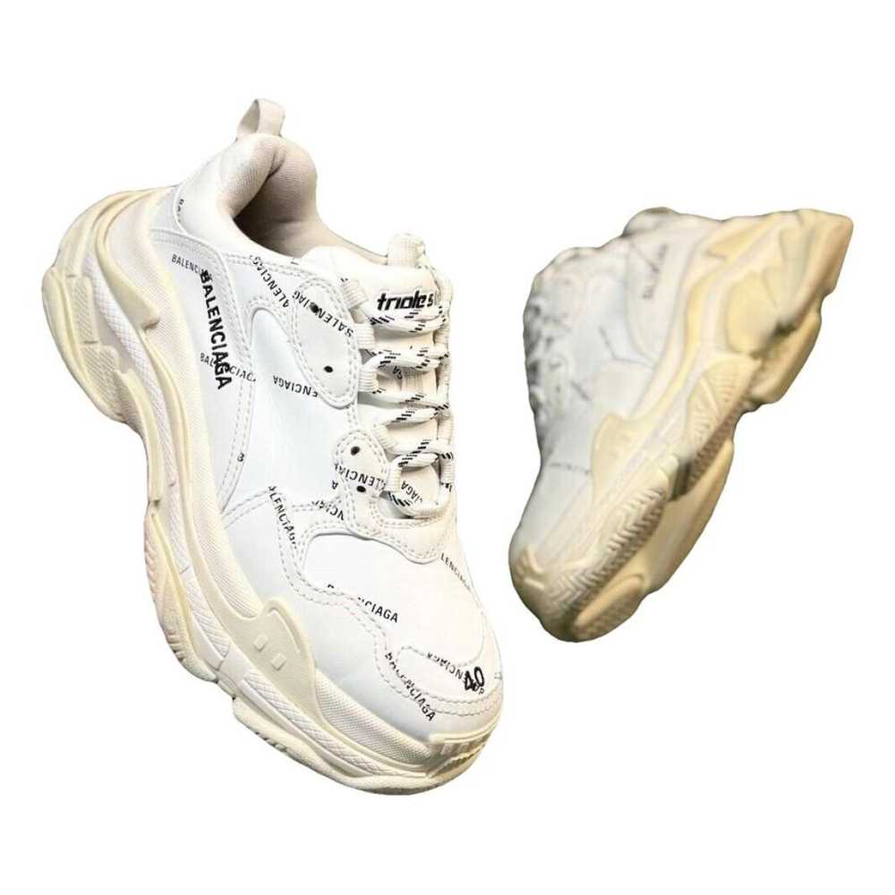 Balenciaga Triple S cloth trainers - image 1