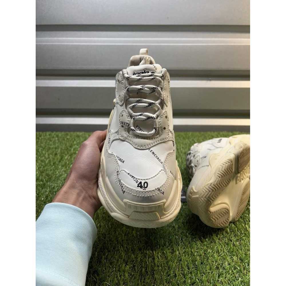 Balenciaga Triple S cloth trainers - image 4