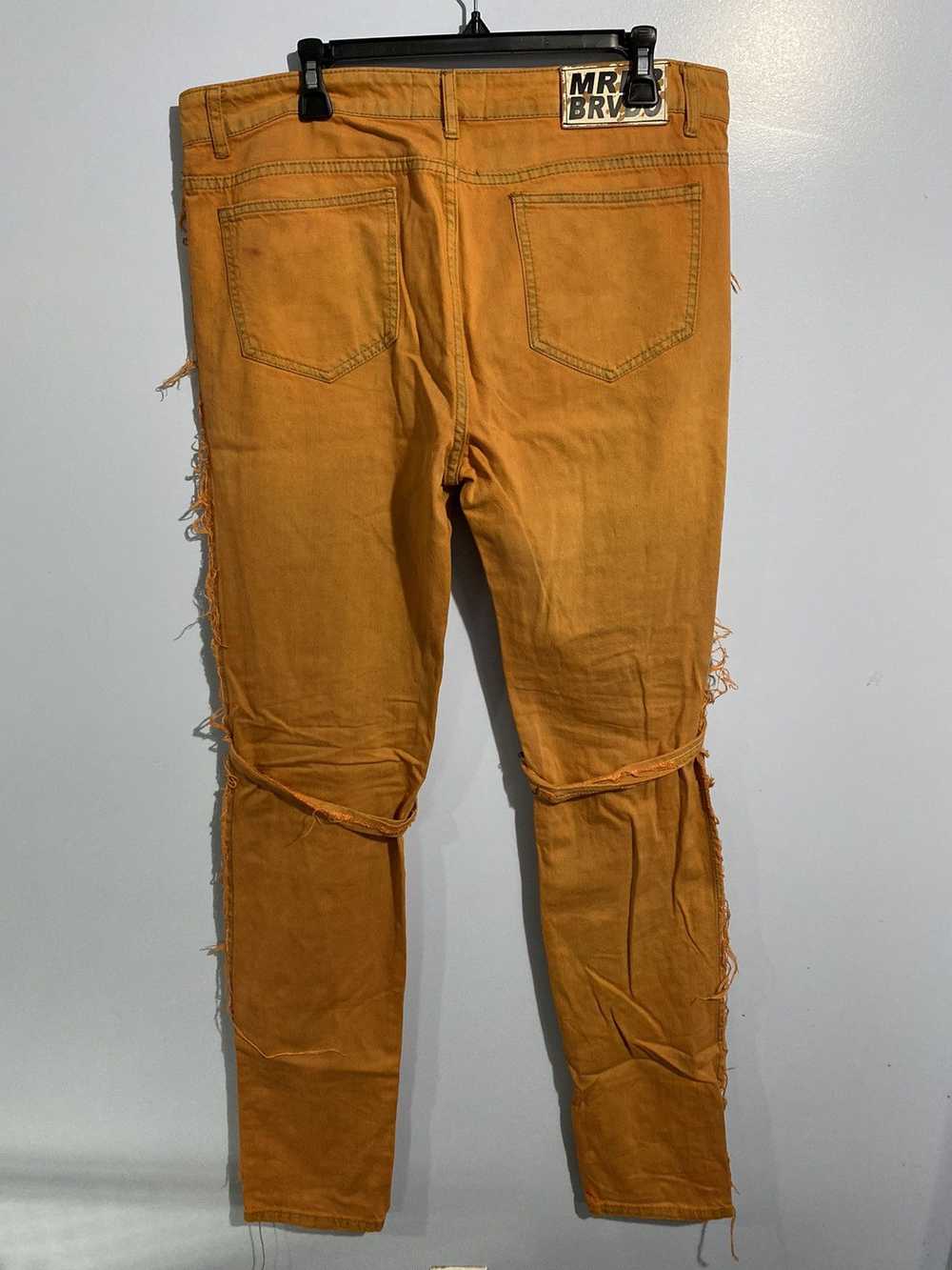 Ev Bravado Ev Bravado Distressed Jeans Orange 🍊 - image 2