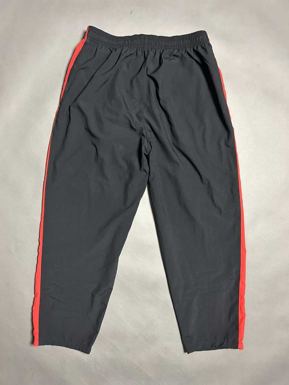 Nike × Vintage Nike vintage black red track pants… - image 5