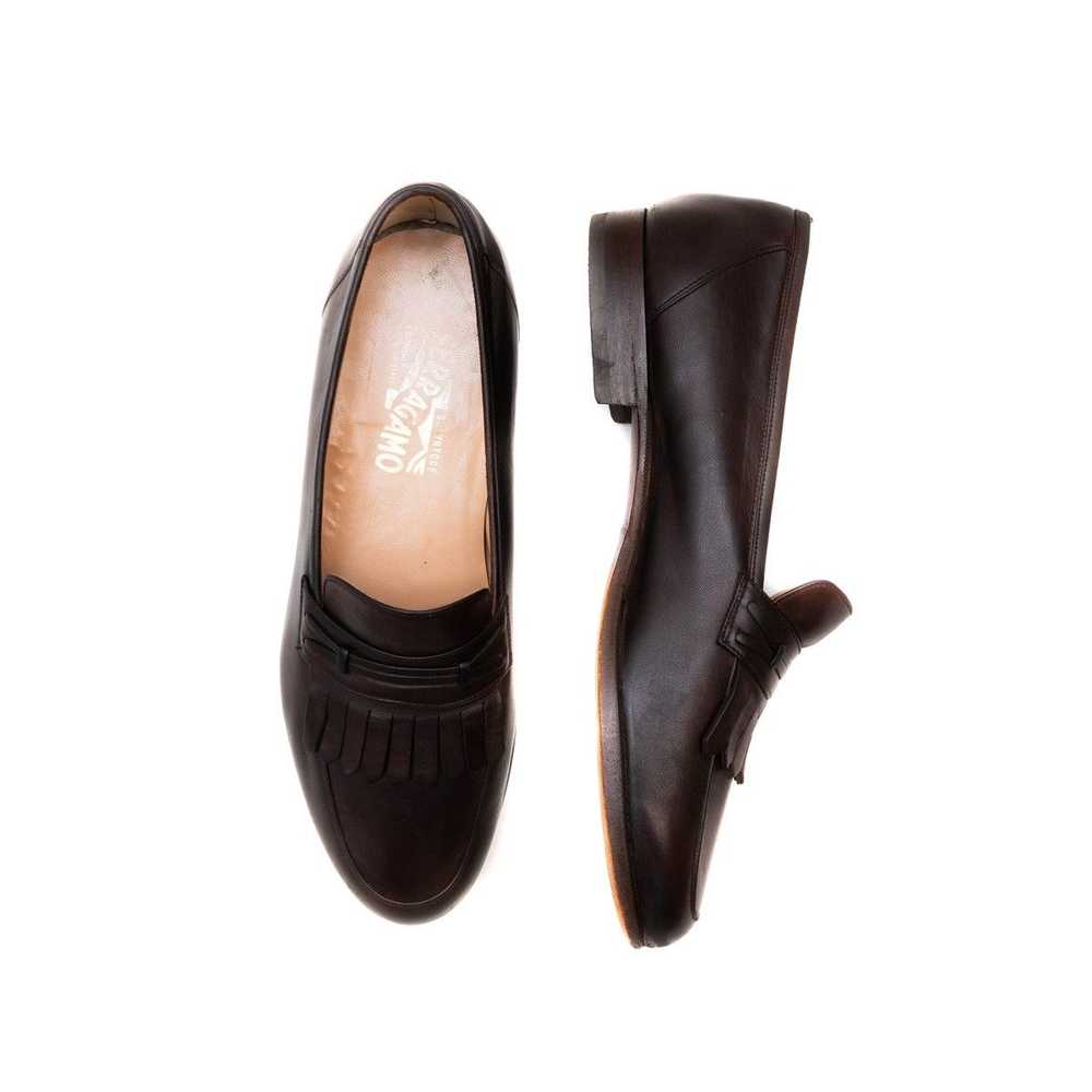 Salvatore Ferragamo Salvatore Ferragamo Brown Cal… - image 1