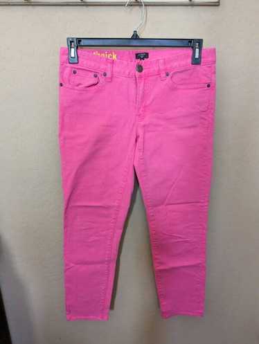 Pink OR Blue J. Crew Toothpick Jeans SZ 28