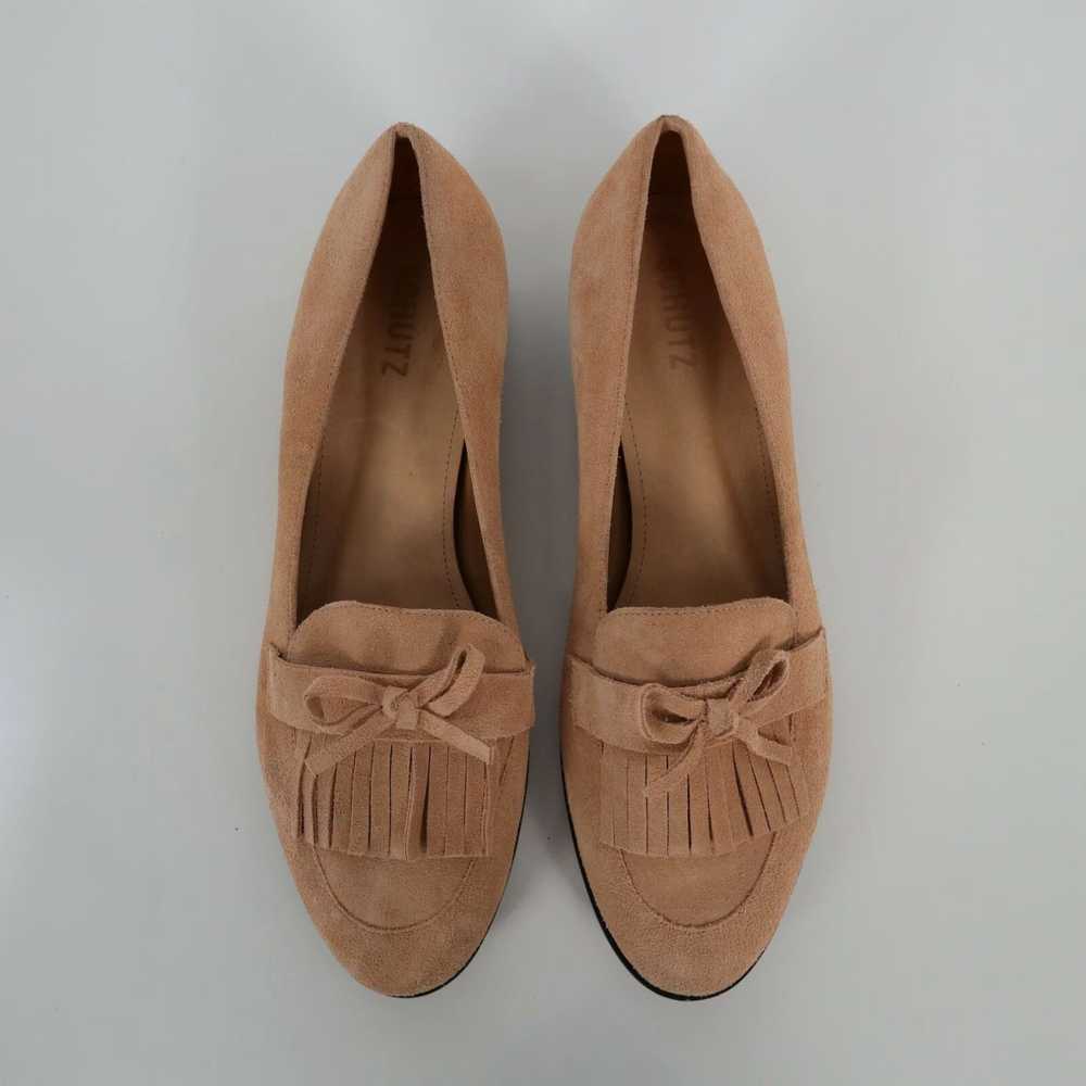 Schutz Schutz Loafers Flats Womens 9.5B Suede Lea… - image 2