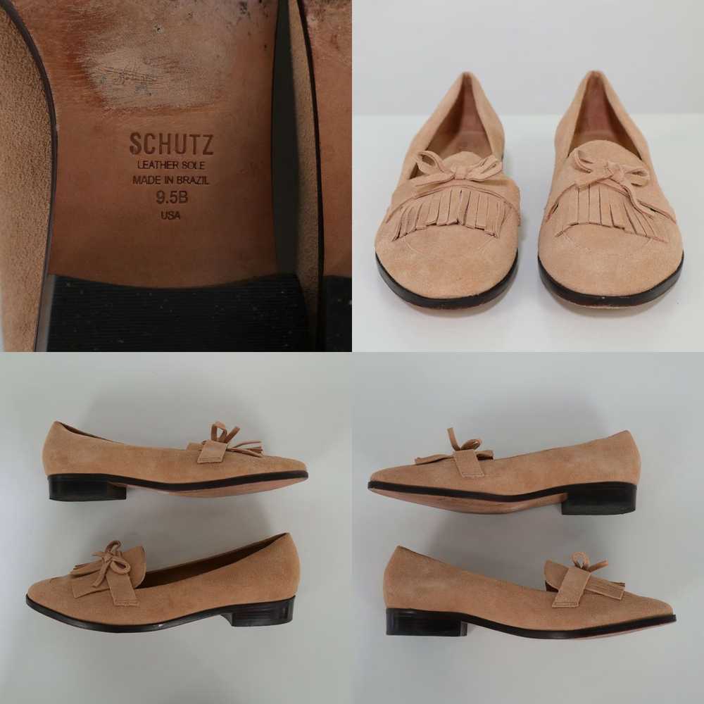 Schutz Schutz Loafers Flats Womens 9.5B Suede Lea… - image 4