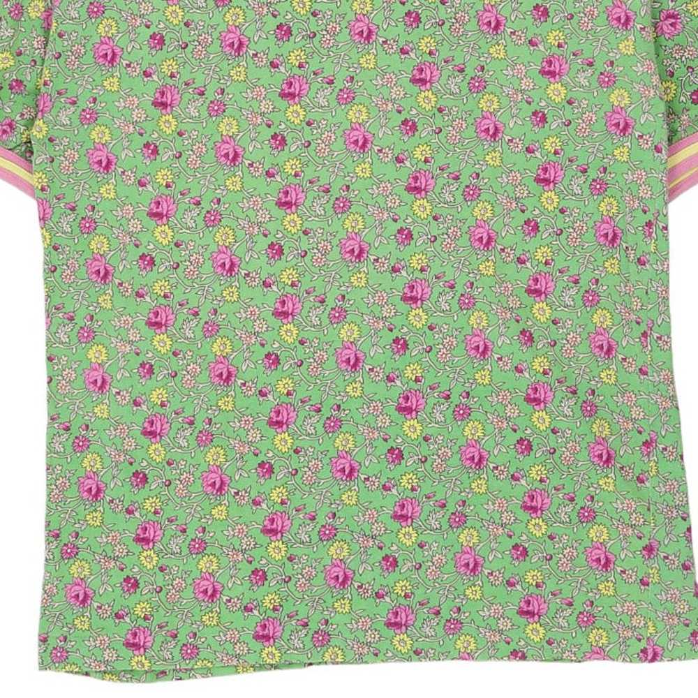 1980s Best Company Floral T-Shirt - Small Green C… - image 6