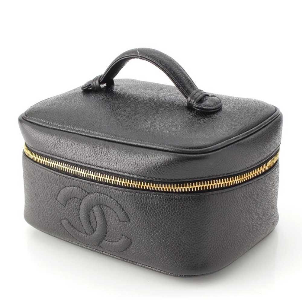 Chanel Vanity leather handbag - image 2