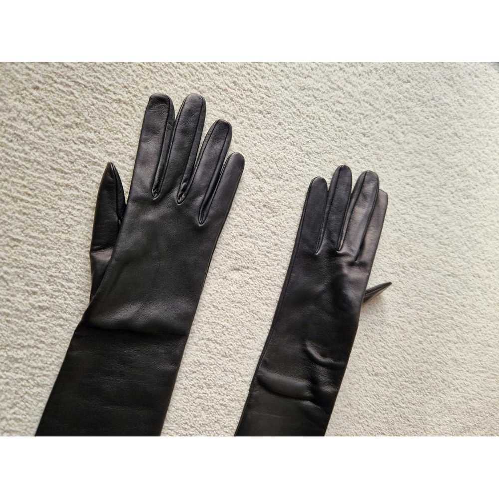 Chanel Leather long gloves - image 11