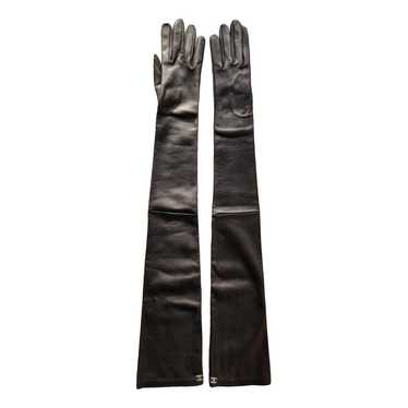 Chanel Leather long gloves - image 1