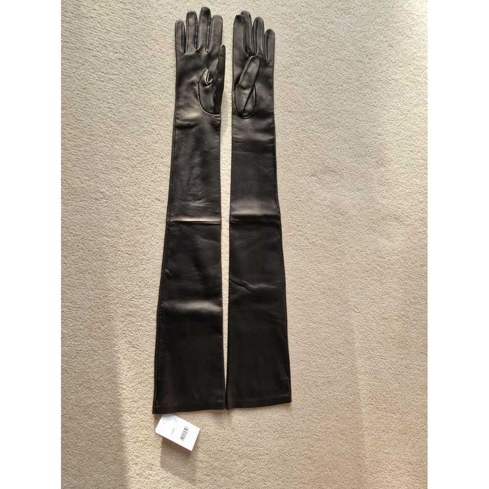 Chanel Leather long gloves - image 2