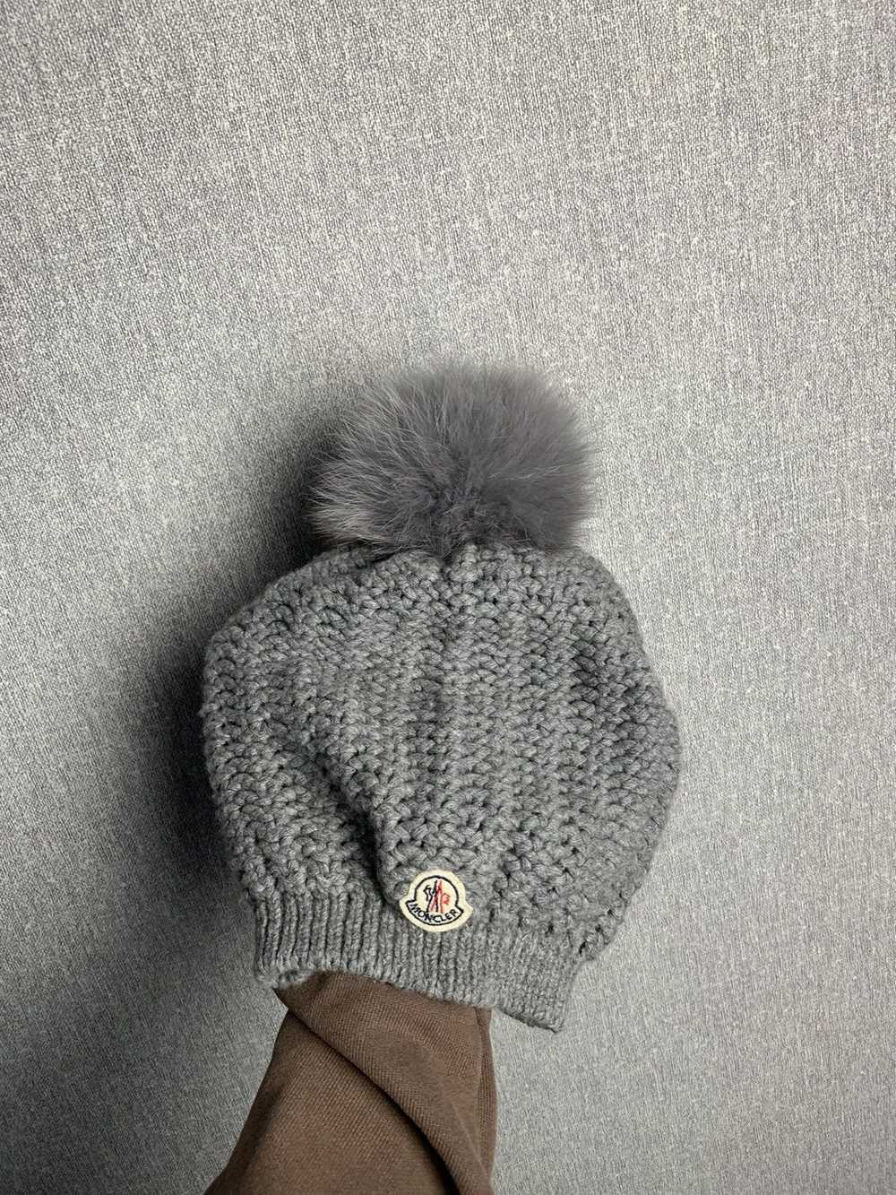 Luxury × Moncler × Vintage Moncler KNIT BEANIE HA… - image 1