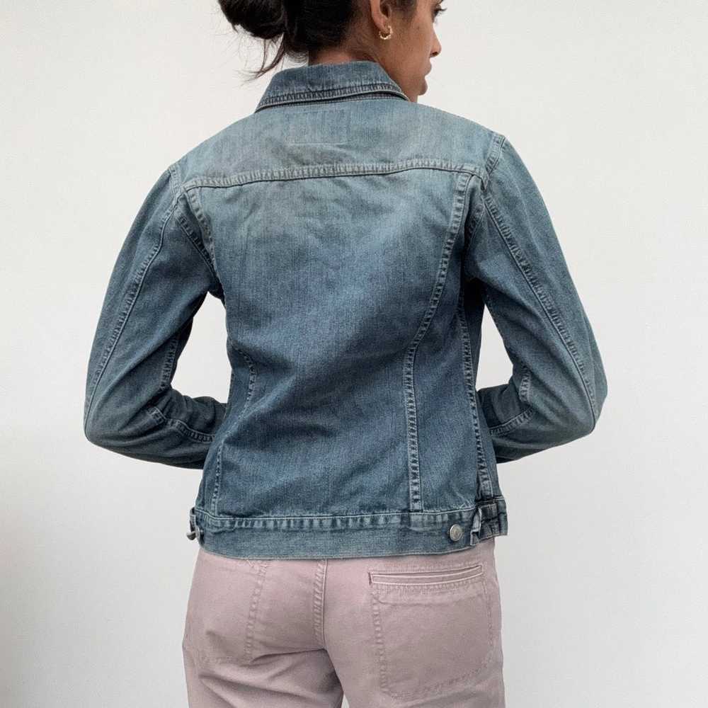 Sisley Denim Jacket - XS Blue Cotton - image 7