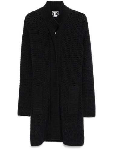 CHANEL Pre-Owned 2009 long-sleeved cardigan - Bla… - image 1