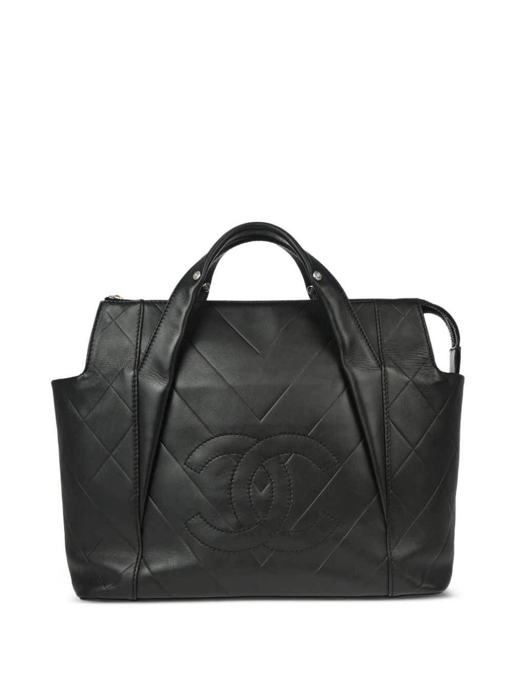 CHANEL Pre-Owned 2006 V-Stitch tote bag - Black - image 1