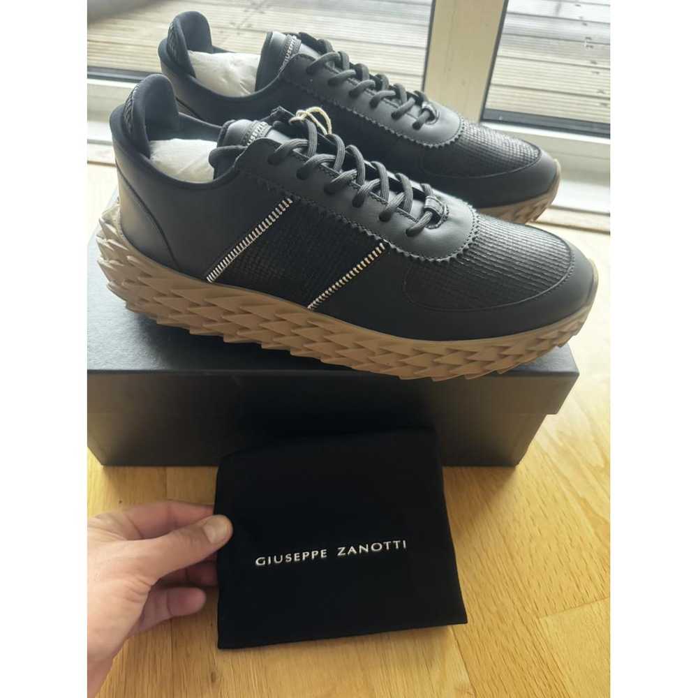 Giuseppe Zanotti Urchin leather low trainers - image 3