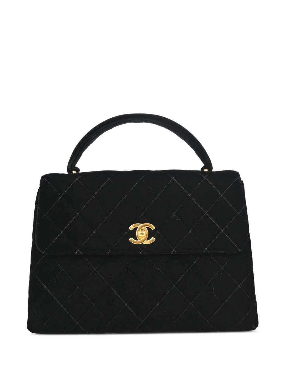 CHANEL Pre-Owned 1997 diamond-quilting top handle… - image 1